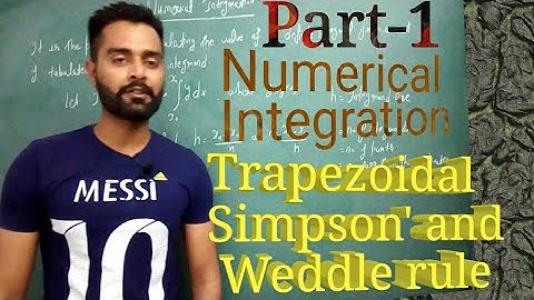 1. Trapezoidal ,Simpson