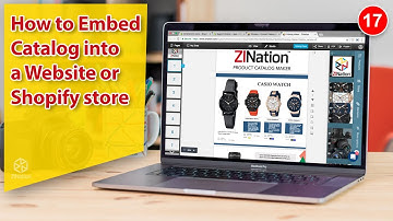 How to embed Catalog into a Website or Shopify Store