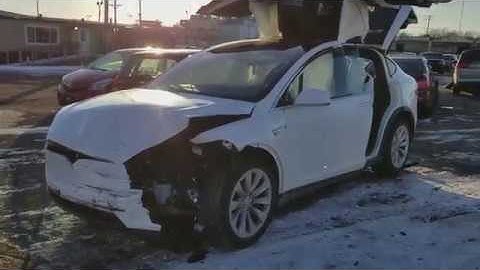 Tesla Model X Crash Aftermath!
