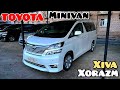 МИНИВЭН НАРХЛАРИ, Toyota Alphard, Estima, Toyota Vellfire  ХОРАЗМ ХИВА ШАХРИДА. Вариантлар Бор