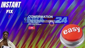 HOW TO FIX YOUR CONNECTION TO NBA2K24 SERVERS! (QUICKEST FIX)
