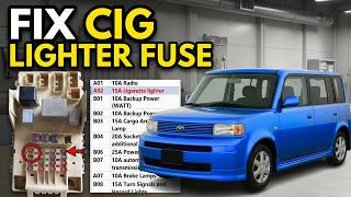 2008 scion xb cigarette lighter fuse location Toyota bB Scion xB(2000-2007)Fuse Box Location & Diagram