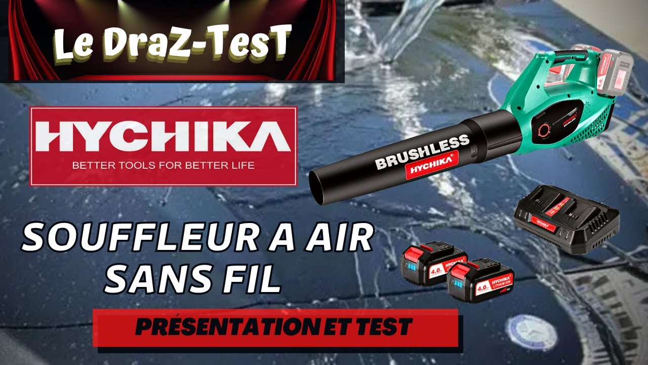 Test du Souffleur à batterie Hychika !!! 