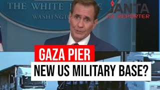 Us Officials Desperate Clarification Reveals Americas Real Motive In Gaza Pier Janta Ka Reporter