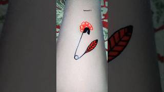 Amazing Diy pin unique tattoo ideas 🤗❤️👌👌#shorts #shortvideo #viral #trending #tattoo