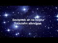 YILDIZLARIN ALTINDA  ( Lyrics)