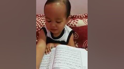 طفل صغير يقرأ سورة الواقعة ماشاءالله ❤