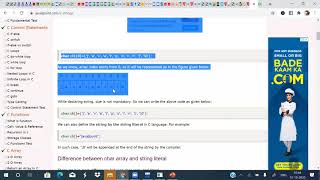 C Practical Learning: Strings