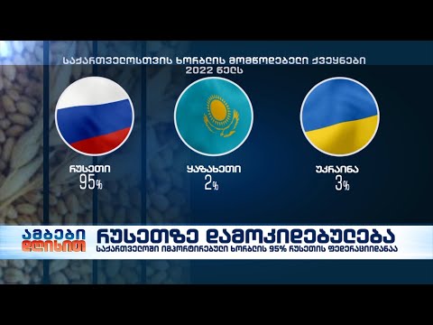 საქართველოს რუსულ ხორბალზე დამოკიდებულება და გამოწვევები
