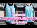 Swingman vs Authentic Nike Miami Heat "Miami Vice" City Edition 2020