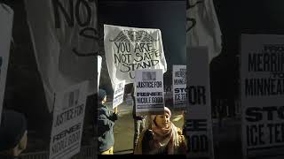 Anti-ICE Pro Justice & Democracy Protest Merrimack, NH #8647 #defenddemocracy #dueprocess #nokings