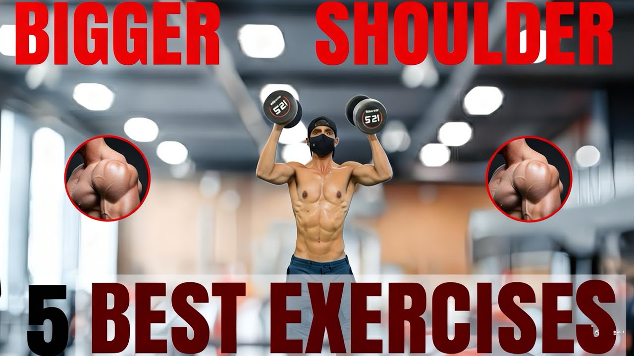 5 BEST EXERCISES FOR SHOULDER 🔥| HOW TO GET BIGGER SHOULDER💪 - YouTube