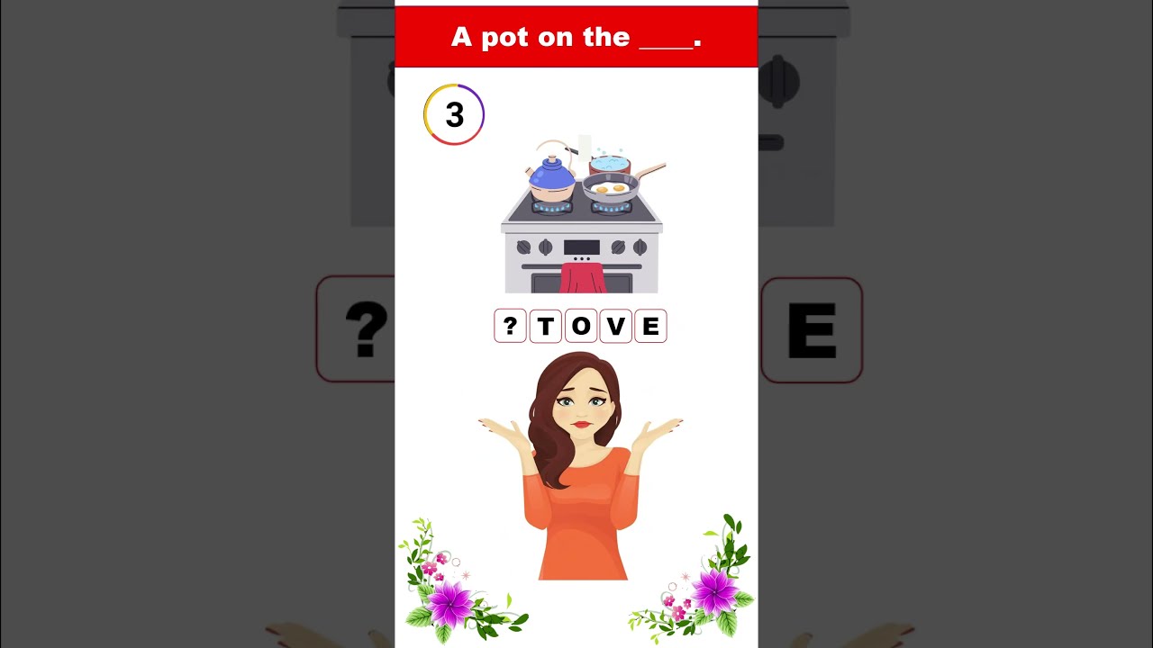 Guess The Word 5 Learning English Kids Beginner Easy Education
