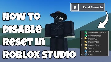 How to Disable Reset in Roblox Studio