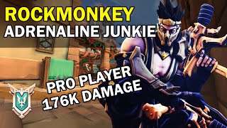 176K Damage rockmonkey Koga Paladins Competitive (Pro Player) ADRENALINE JUNKIE