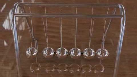 Newtons Cradle Blender Animation