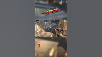 Overpass 4v1 clutch  #cs2 #csgo #counterstrike2 #counterstrike #gaming #cs2overpass #competitive