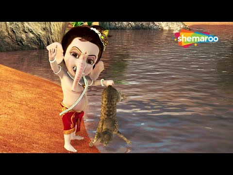 देखिये बाल गणेश और बिल्ली की कहानी | Bal Ganesh & Billi Story | 3D Story