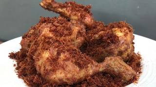 Cara membuat ayam goreng lengkuas seperti di rumah makan Padang | Bisa untuk frozen food. 