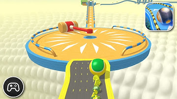 Action Balls: Gyrosphere Race - Gameplay Walkthrough Part 26 - Game Levels 86-87 (iOS, Android)