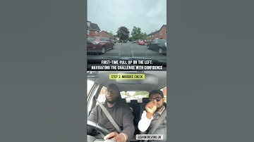 Mastering the Left-side Pull Up: Essential Driving Skills for Beginners! #learningtodrive #driving