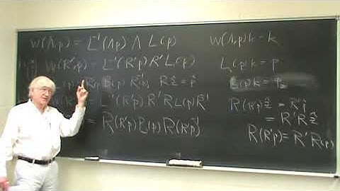 Lecture of 30 August 2018 on Quantum Field Theory at UNM by Kevin Cahill