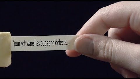 Are bugs and defects in your software