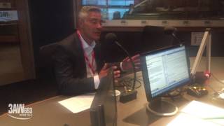 Australia Post CEO in studio with Neil Mitchell