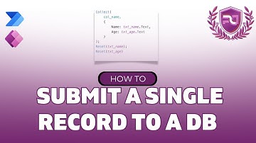 How To Submit A Record To A Datasource In Power Apps
