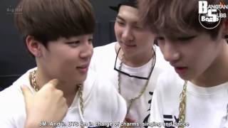 [ENG] 131028 BANGTAN BOMB Rapper Jimin & V and Rap monster! Patsy JrScott