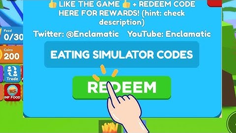 ALL CODES IN EATING SIMULATOR!!! *WORK* 2022