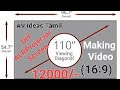 DIY 110inch ALR Screen Making Video &amp; At low Budget AV Receiver &amp; Speakers  Available.