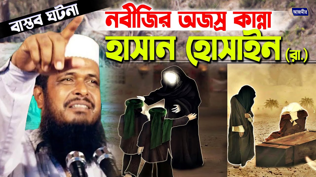 নবীজির অজস্র কান্না হাসান হোসাইনের জন্য। tofazzal hossain bhairovi |তোফাজ্জল হোসেন ভৈরবী। Bangla Waz