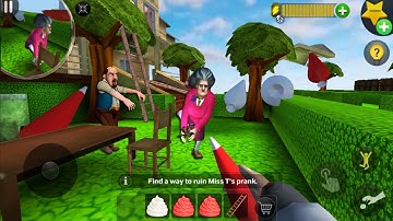Scary Teacher 3D ( Mod menu) _ New update - Troll miss T every day   , gameplay (android/ ios)