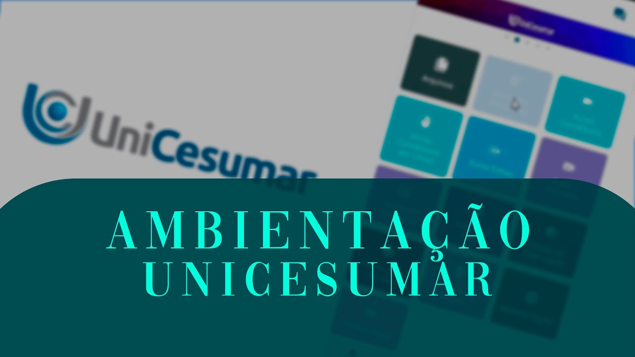 Unicesumar Studio Ambientação Unicesumar | Tutorial do Portal Acadêmico - YouTube