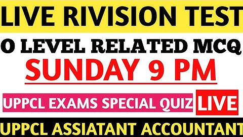 O LEVEL COMPUTER QUESTIONS REVISION TEST, UPPCL AA EXAM COMPUTER MCQ, O LEVEL MCQ PRACTICE TEST #01