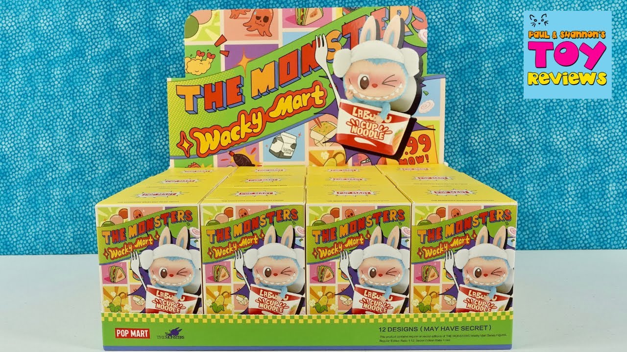 The Monsters Labubu Wacky Mart Pop Mart Blind Box Collector Figure