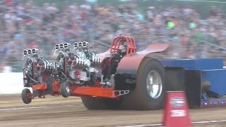 Tractor Pulling 2023: 10,000LB. Open Tractors In Action At Buck