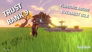 Trust rank 9! Area 4 Evermist Isle (Floating Abode) | New Furnishings - Teapot [Genshin Impact]