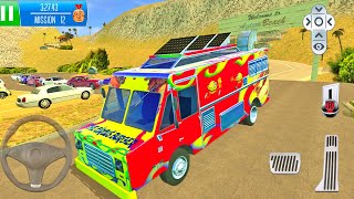 Burger Hot Dog Van Parking Game - Van Racing Game | Van 3D Game -Traffic Rush | Android Gameplay screenshot 1