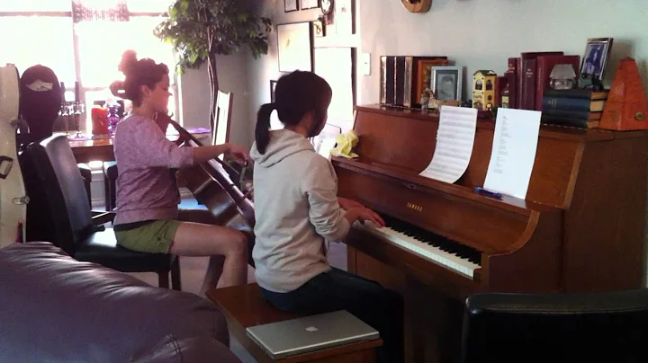 Kim Edwards practicing "Over & Over Again" with Cy...