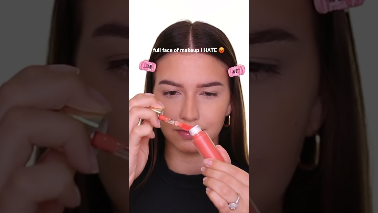 Makeup I HATE 😡 #makeup #sarcasm #shorts