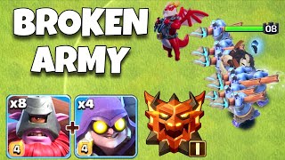 The MOST BROKEN Thrower Spam Army at TH18! EASY 3 Stars! New Best th18 attack strategy in coc screenshot 3
