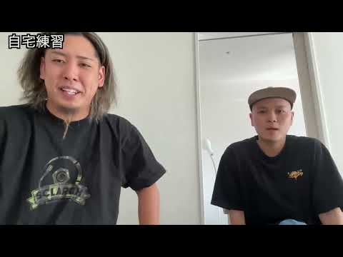 GBB2023のルーティーンをスタジオで練習する様子