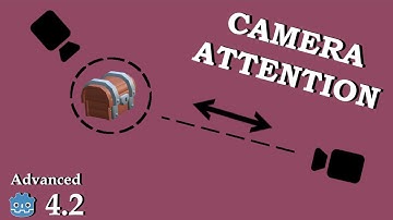 how to create a camera attention transition - Learn Godot 4 3D - no talking
