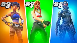 Top 25 Most Used Fortnite Skins! (Ever)