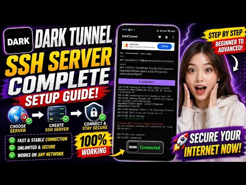 How to setup DARK TUNNEL SSH ,Paylaod and  Proxy settings 