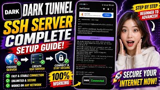 How to setup DARK TUNNEL SSH ,Paylaod and  Proxy settings  screenshot 3