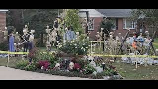 Our Neighbors Awesome Halloween Decorations