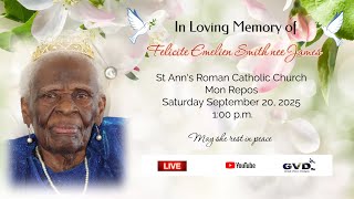 In loving Memory of Felicite Emelien Smith nee James